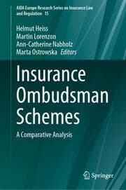 Cover von Insurance Ombudsman Schemes