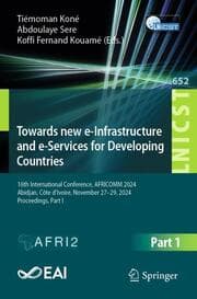 Cover von Towards New e-Infrastructure and e-Services for Developing Countries