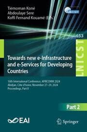 Cover von Towards New e-Infrastructure and e-Services for Developing Countries