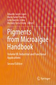 Cover von Pigments from Microalgae Handbook - Volume III