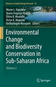Cover von Environmental Change and Biodiversity Conservation in Sub-Saharan Africa