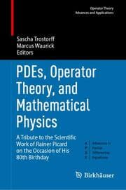 Cover von PDEs, Operator Theory, and Mathematical Physics