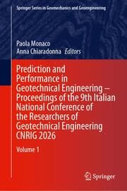 Cover von Prediction and Performance in Geotechnical Engineering - Proceedings of the 9th Italian National Conference of the Researchers of Geotechnical Engineering CNRIG 2026
