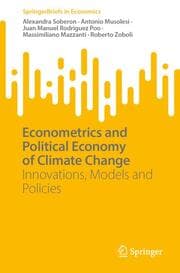 Cover von Econometrics and Political Economy of Climate Change