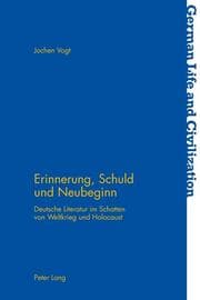 Cover von Erinnerung, Schuld und Neubeginn