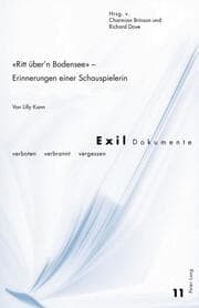 Cover von 'Ritt übern Bodensee' - Erinnerungen einer Schauspielerin