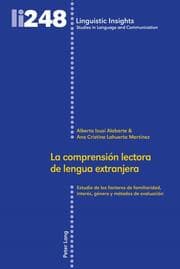 Cover von La comprensión lectora de lengua extranjera