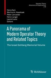 Cover von A Panorama of Modern Operator Theory and Related Topics