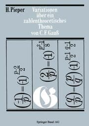 Cover von Variationen über ein zahlentheoretisches Thema von Carl Friedrich Gauss