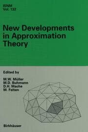 Cover von New Developments in Approximation Theory