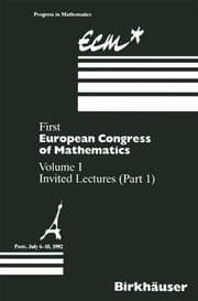 Cover von First European Congress of Mathematics