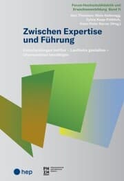 Cover von Zwischen Expertise und Führung (E-Book)