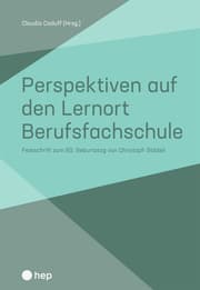 Cover von Perspektiven auf den Lernort Berufsfachschule