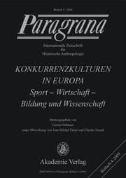 Cover von Paragrana 4/2009: Konkurrenzkulturen in Europa
