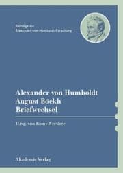 Cover von Alexander von Humboldt/August Böckh: Briefwechsel