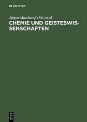 Cover von Chemie und Geisteswissenschaften