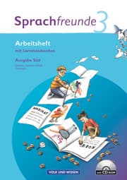 Cover von Sprachfreunde - Sprechen - Schreiben - Spielen - Ausgabe Süd 2010 (Sachsen, Sachsen-Anhalt, Thüringen) - 3. Schuljahr
