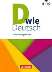 Cover von D wie Deutsch - Das Sprach- und Lesebuch für alle - Ausgabe 2018 - 5.-10. Schuljahr