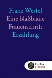 Cover von Eine blassblaue Frauenschrift