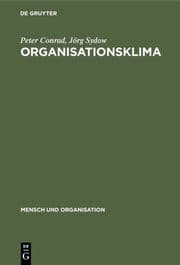 Cover von Organisationsklima