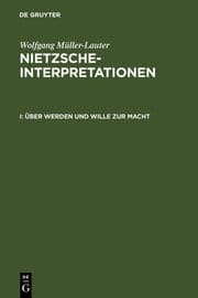 Cover von Über Werden und Wille zur Macht