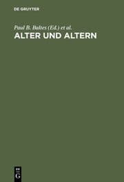 Cover von Alter und Altern