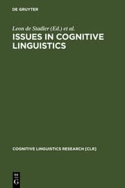 Cover von Issues in Cognitive Linguistics