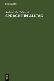Cover von Sprache im Alltag