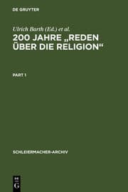 Cover von 200 Jahre 'Reden über die Religion'