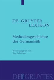 Cover von Methodengeschichte der Germanistik