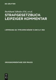 Cover von Titeleien Bände 3 und 9; § 356