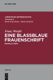 Cover von Eine blassblaue Frauenschrift