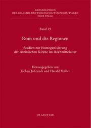 Cover von Rom und die Regionen