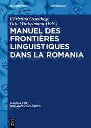 Cover von Manuel des frontières linguistiques dans la Romania