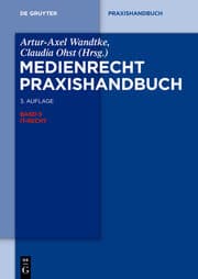 Cover von Medienrecht Praxishandbuch 5