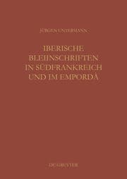 Cover von Iberische Bleiinschriften in Südfrankreich und im Empordà