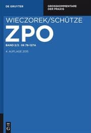 Cover von §§ 78-127a