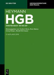 Cover von HGB §§ 105-237