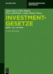 Cover von §§ 1 - 90 KAGB