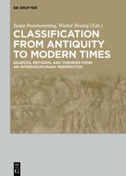 Cover von Classification from Antiquity to Modern Times