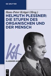 Cover von Helmuth Plessner: Die Stufen des Organischen und der Mensch