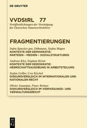 Cover von Fragmentierungen