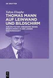 Cover von Thomas Mann auf Leinwand und Bildschirm