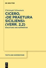 Cover von Cicero, De praetura Siciliensi (Verr. 2,2)