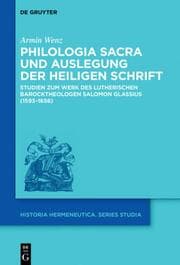 Cover von Philologia Sacra und Auslegung der Heiligen Schrift