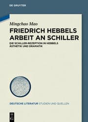 Cover von Friedrich Hebbels Arbeit an Schiller
