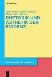 Cover von Rhetorik und Ästhetik der Evidenz