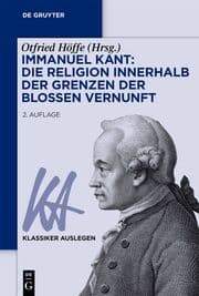 Cover von Immanuel Kant: Die Religion innerhalb der Grenzen der bloßen Vernunft