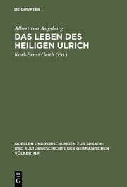 Cover von Das Leben des Heiligen Ulrich