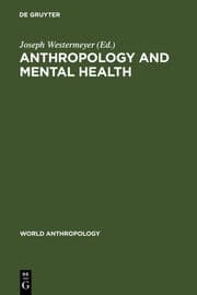 Cover von Anthropology and Mental Health